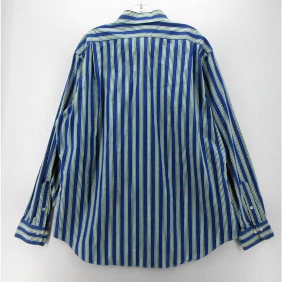 Ralph Lauren Polo Shirt XL Regent Button Up Green Pony Classic Fit - Picture 7 of 12